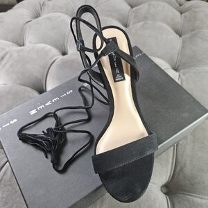 Steve Madden Black Suede Heels